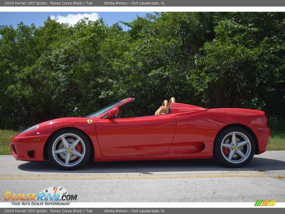 2004 Ferrari 360 Spider Rosso Corsa (Red) / Tan Photo #8