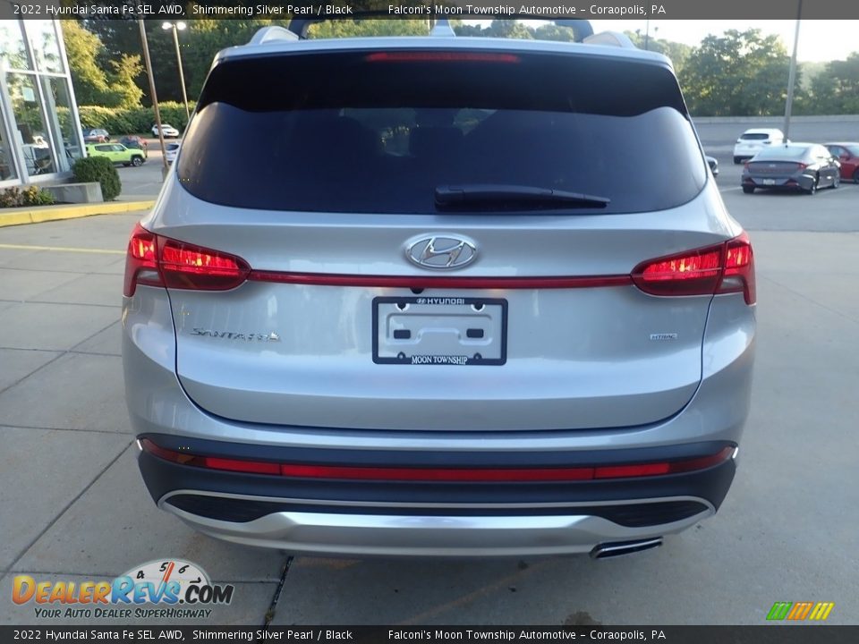 2022 Hyundai Santa Fe SEL AWD Shimmering Silver Pearl / Black Photo #3