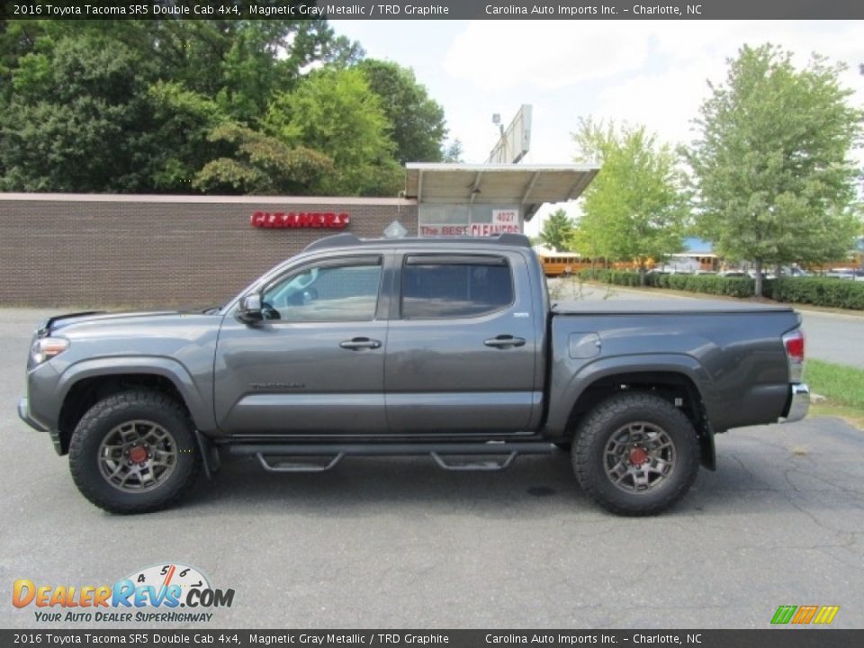 Magnetic Gray Metallic 2016 Toyota Tacoma SR5 Double Cab 4x4 Photo #7