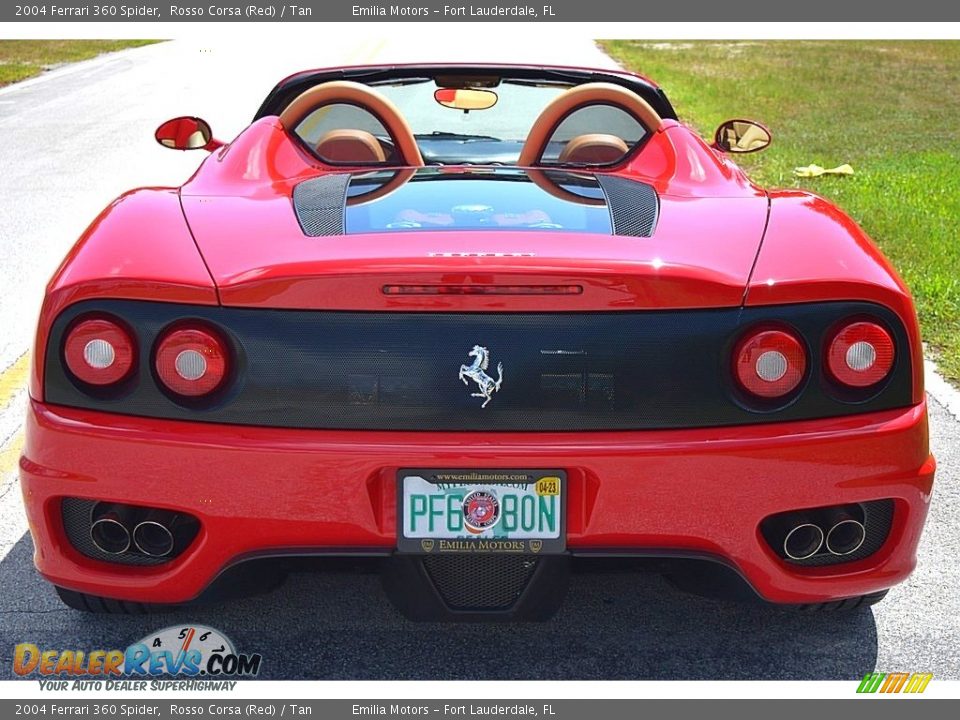 2004 Ferrari 360 Spider Rosso Corsa (Red) / Tan Photo #9