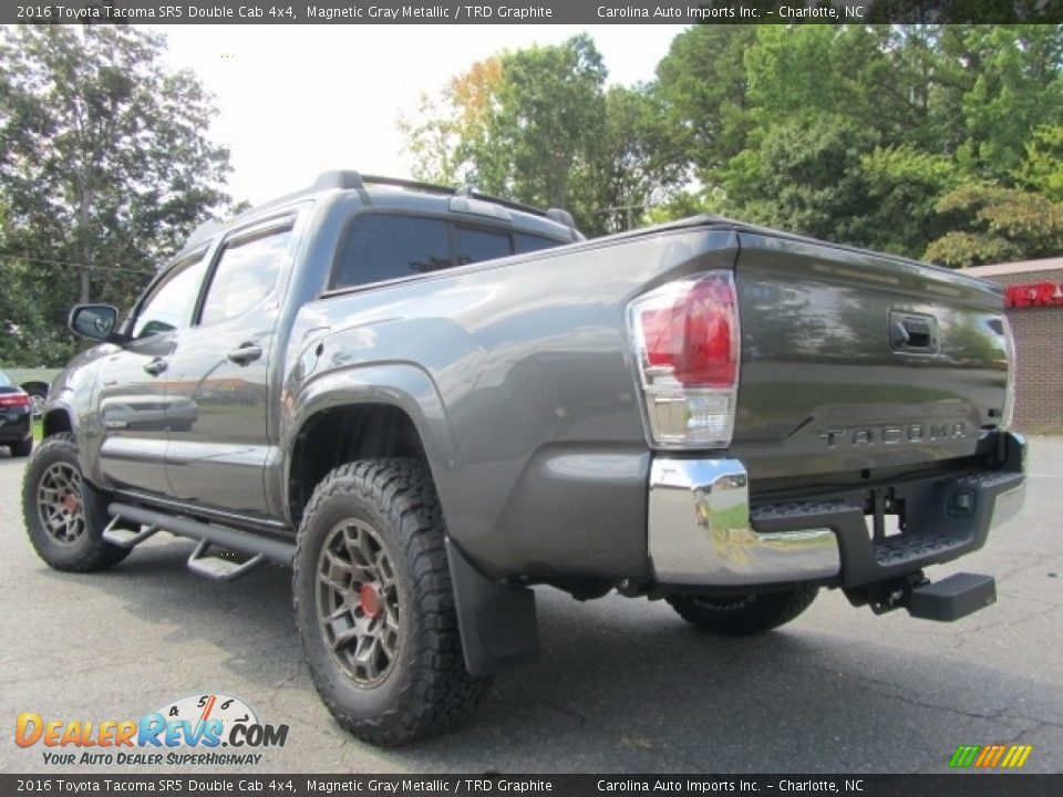 2016 Toyota Tacoma SR5 Double Cab 4x4 Magnetic Gray Metallic / TRD Graphite Photo #8