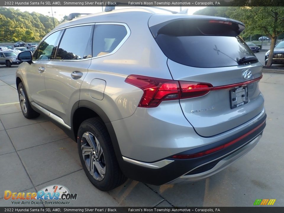 2022 Hyundai Santa Fe SEL AWD Shimmering Silver Pearl / Black Photo #5