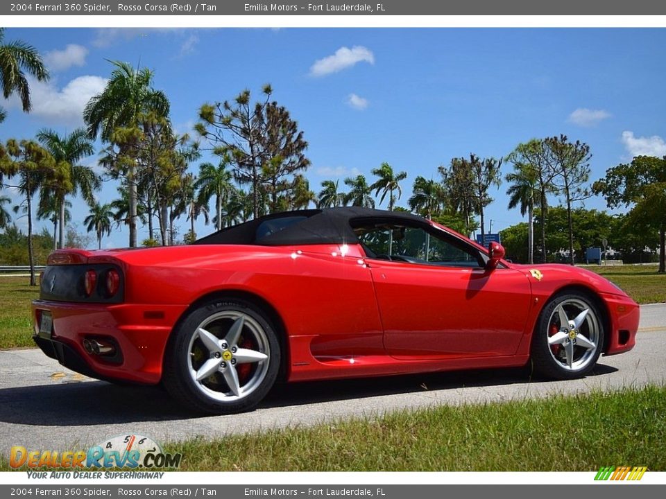 2004 Ferrari 360 Spider Rosso Corsa (Red) / Tan Photo #11