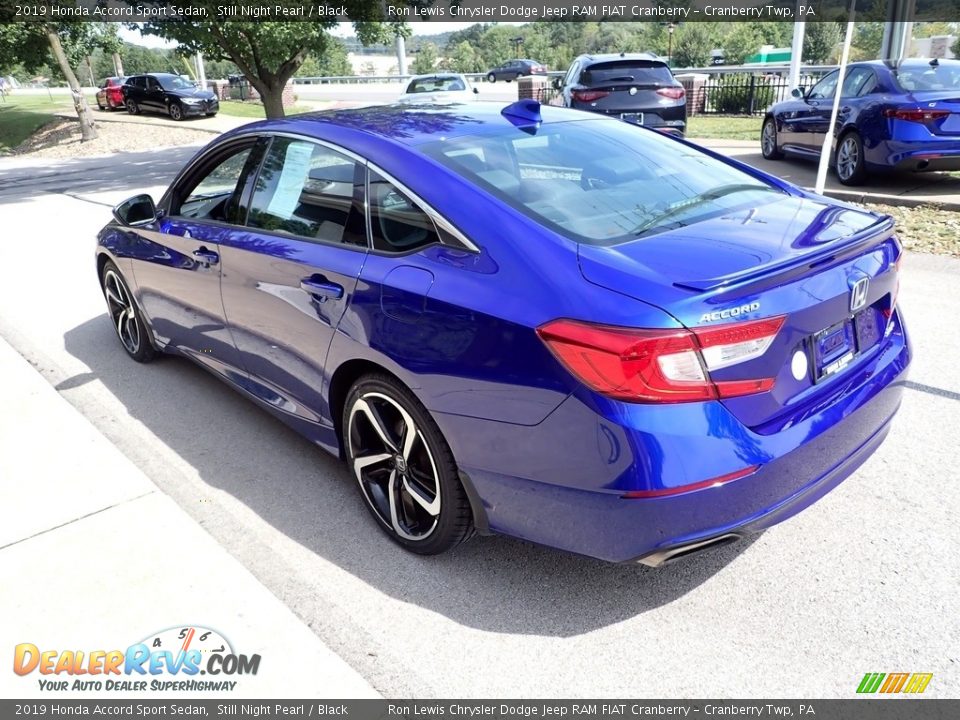 2019 Honda Accord Sport Sedan Still Night Pearl / Black Photo #6