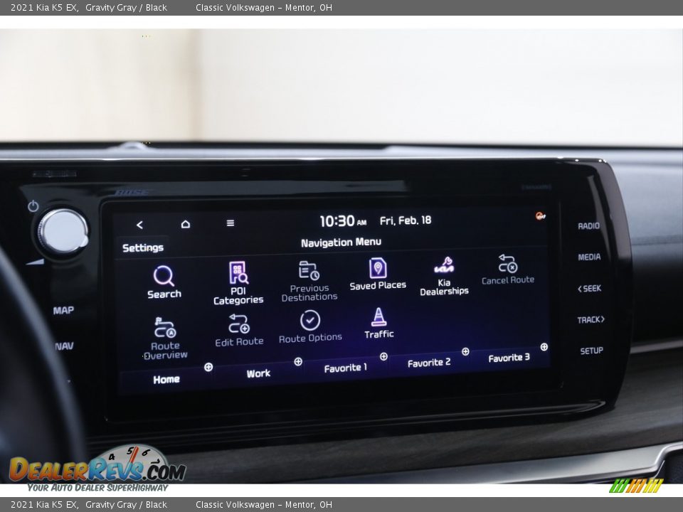 2021 Kia K5 EX Gravity Gray / Black Photo #13
