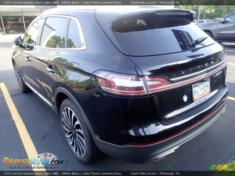 2020 Lincoln Nautilus Black Label AWD Infinite Black / Gala Theme Carmine/Onyx Photo #2