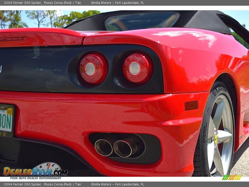 2004 Ferrari 360 Spider Rosso Corsa (Red) / Tan Photo #14