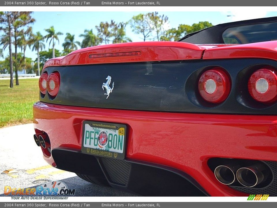 2004 Ferrari 360 Spider Rosso Corsa (Red) / Tan Photo #15