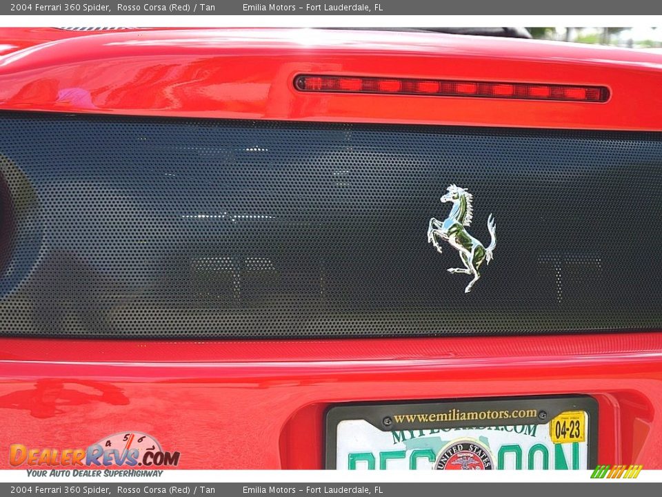 2004 Ferrari 360 Spider Rosso Corsa (Red) / Tan Photo #16