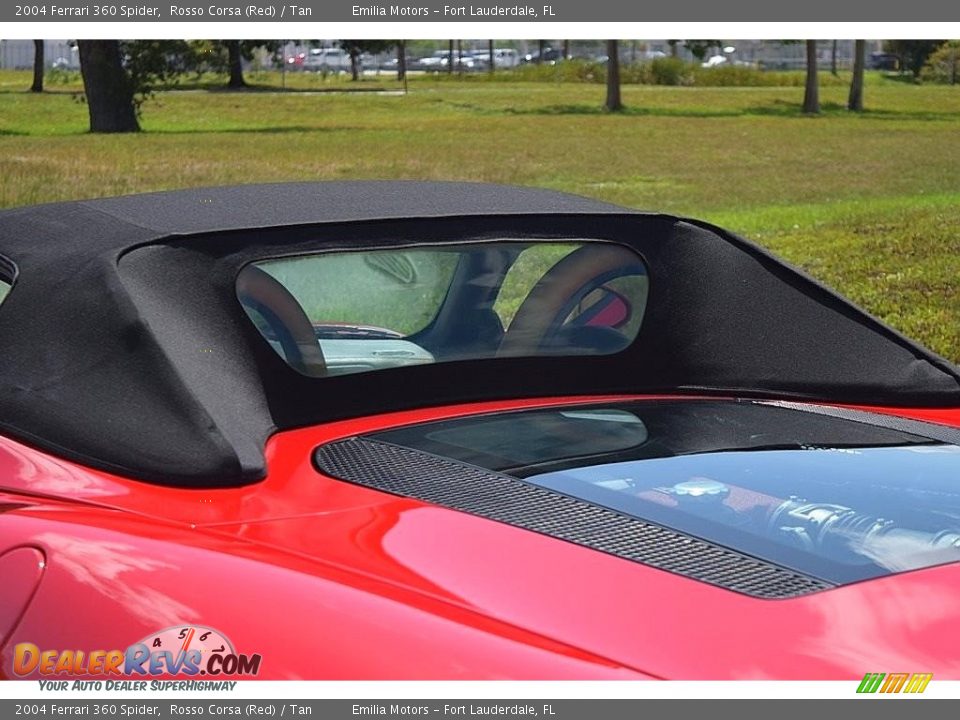 2004 Ferrari 360 Spider Rosso Corsa (Red) / Tan Photo #17