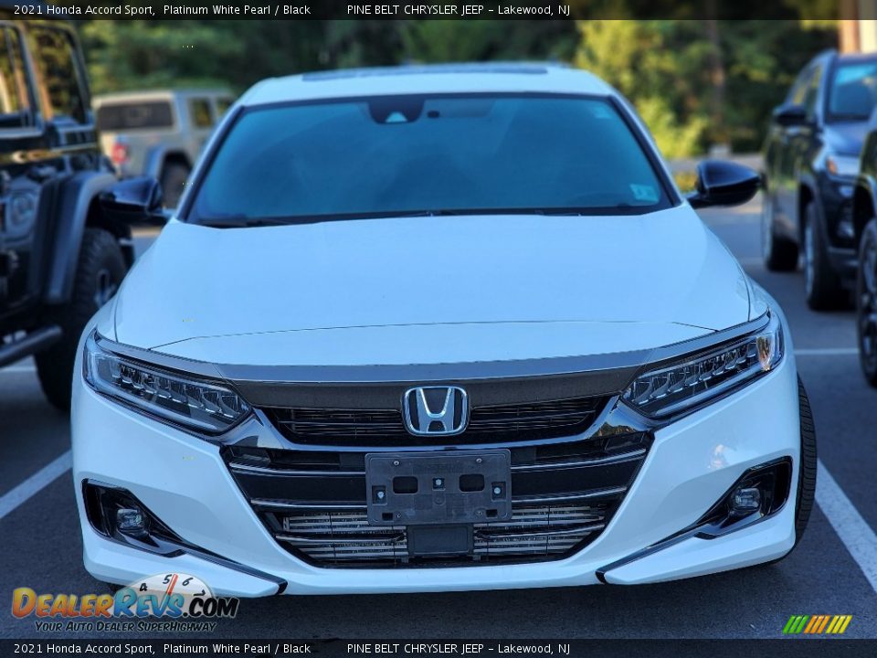 2021 Honda Accord Sport Platinum White Pearl / Black Photo #3