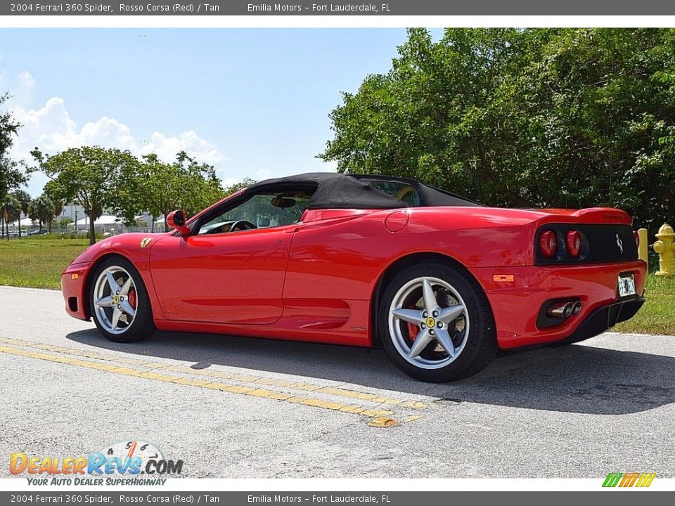 2004 Ferrari 360 Spider Rosso Corsa (Red) / Tan Photo #18