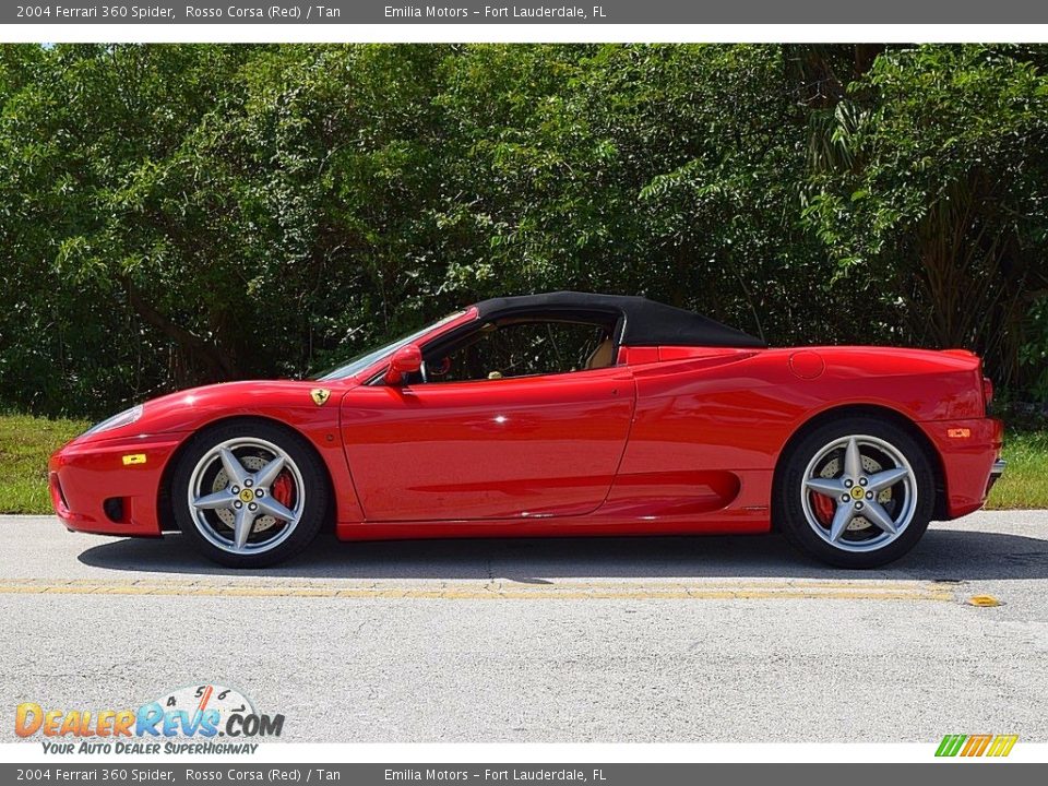 2004 Ferrari 360 Spider Rosso Corsa (Red) / Tan Photo #19