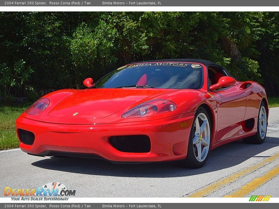 2004 Ferrari 360 Spider Rosso Corsa (Red) / Tan Photo #20