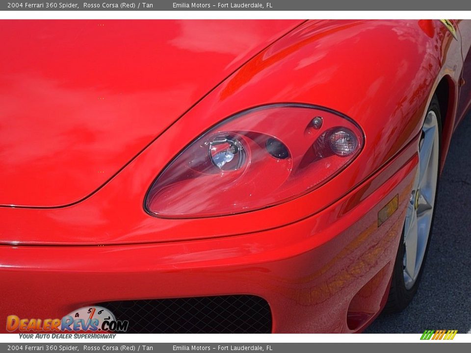 2004 Ferrari 360 Spider Rosso Corsa (Red) / Tan Photo #22