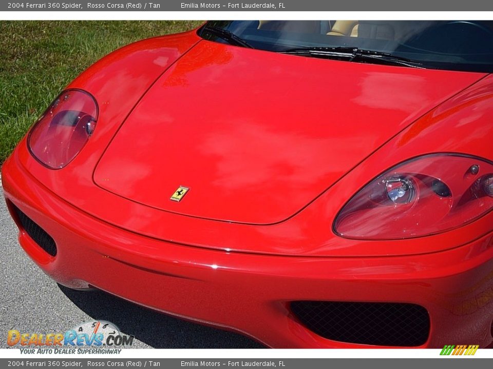 2004 Ferrari 360 Spider Rosso Corsa (Red) / Tan Photo #23