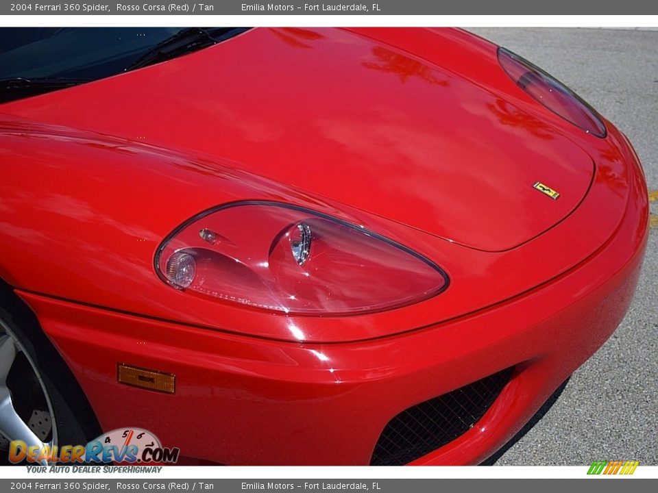 2004 Ferrari 360 Spider Rosso Corsa (Red) / Tan Photo #24