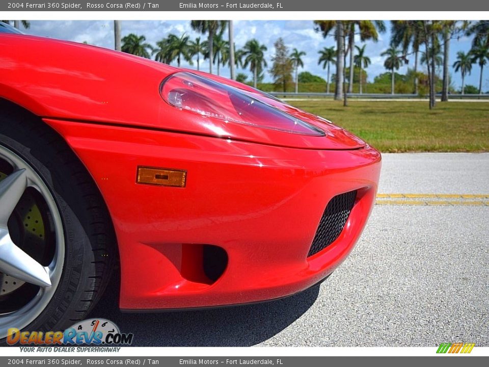 2004 Ferrari 360 Spider Rosso Corsa (Red) / Tan Photo #25