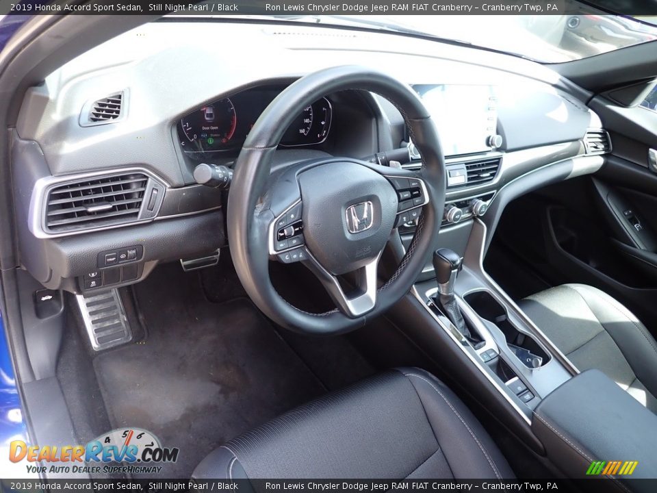 2019 Honda Accord Sport Sedan Still Night Pearl / Black Photo #19