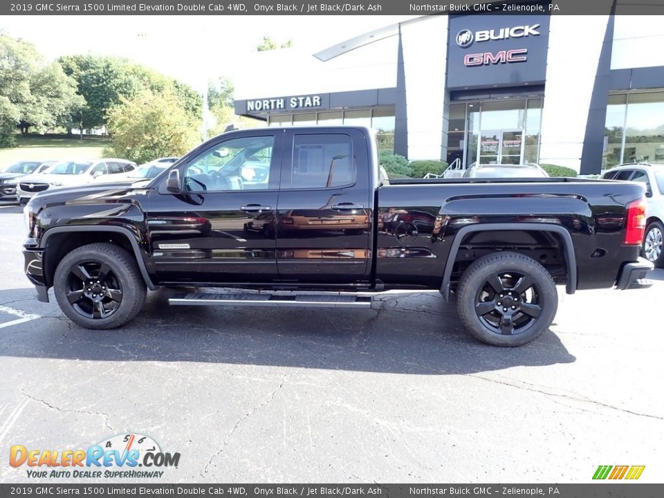 2019 GMC Sierra 1500 Limited Elevation Double Cab 4WD Onyx Black / Jet Black/Dark Ash Photo #2