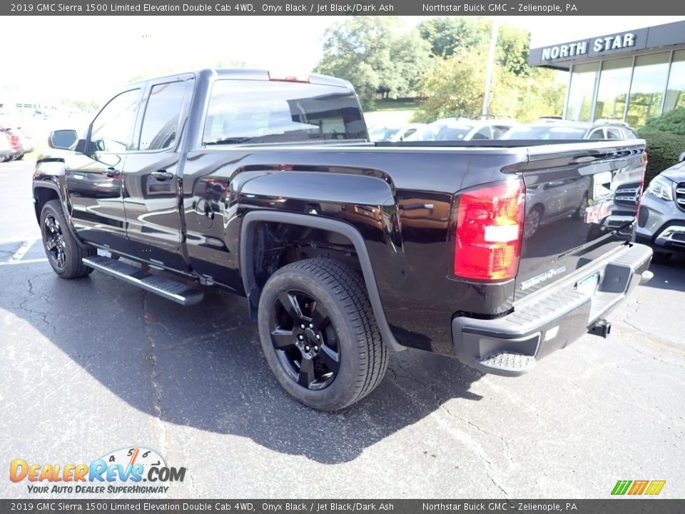 2019 GMC Sierra 1500 Limited Elevation Double Cab 4WD Onyx Black / Jet Black/Dark Ash Photo #3