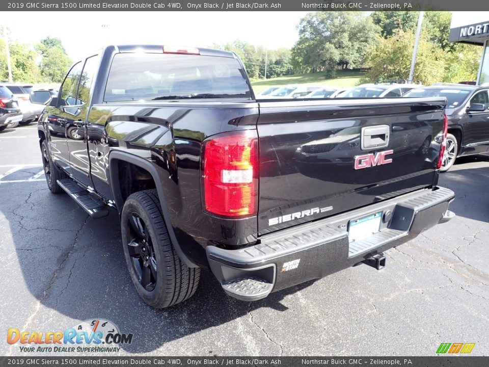 2019 GMC Sierra 1500 Limited Elevation Double Cab 4WD Onyx Black / Jet Black/Dark Ash Photo #4