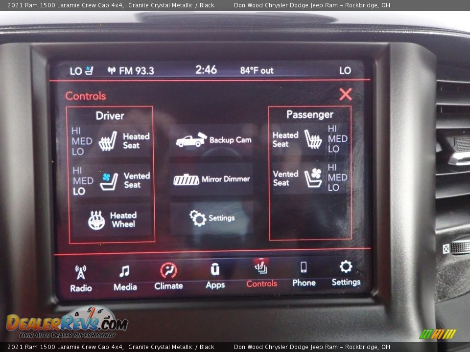 2021 Ram 1500 Laramie Crew Cab 4x4 Granite Crystal Metallic / Black Photo #3