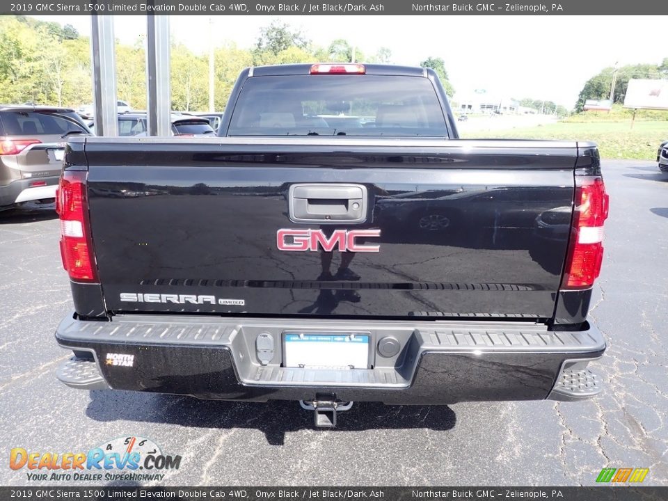 2019 GMC Sierra 1500 Limited Elevation Double Cab 4WD Onyx Black / Jet Black/Dark Ash Photo #5