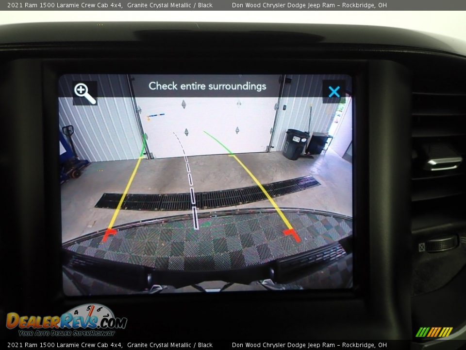 2021 Ram 1500 Laramie Crew Cab 4x4 Granite Crystal Metallic / Black Photo #4