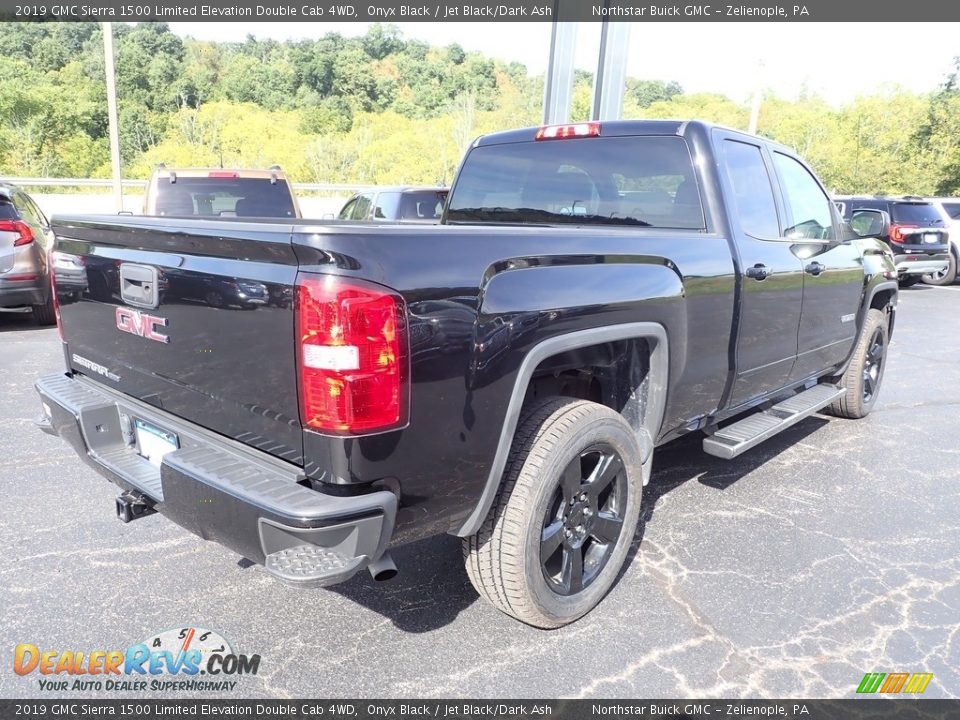 2019 GMC Sierra 1500 Limited Elevation Double Cab 4WD Onyx Black / Jet Black/Dark Ash Photo #6