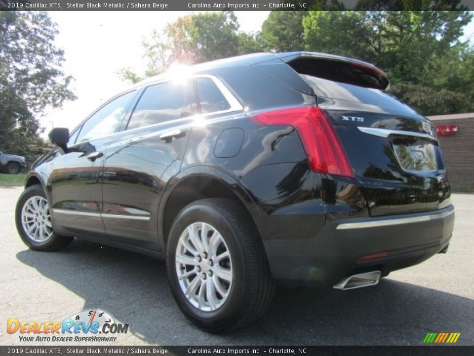 2019 Cadillac XT5 Stellar Black Metallic / Sahara Beige Photo #8
