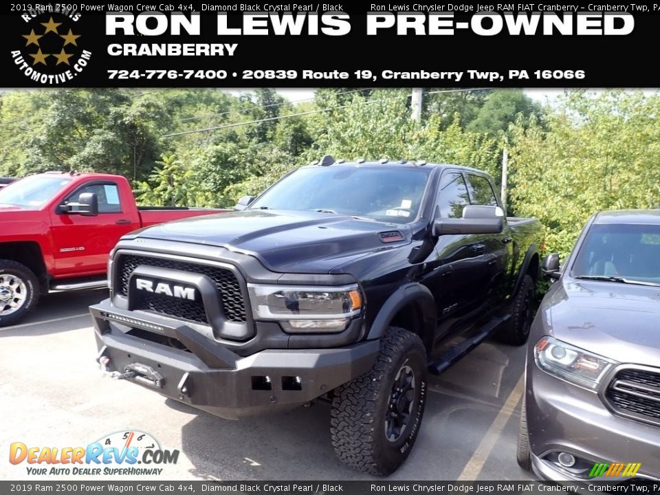 2019 Ram 2500 Power Wagon Crew Cab 4x4 Diamond Black Crystal Pearl / Black Photo #1