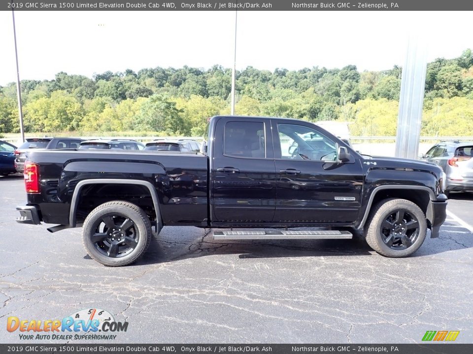 2019 GMC Sierra 1500 Limited Elevation Double Cab 4WD Onyx Black / Jet Black/Dark Ash Photo #8