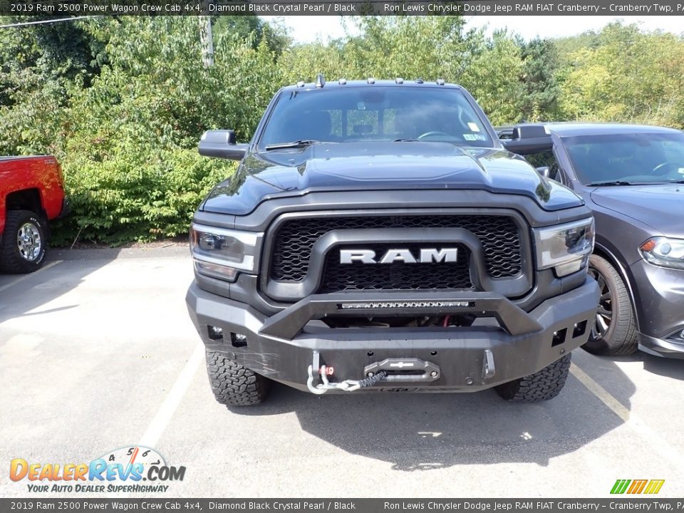 2019 Ram 2500 Power Wagon Crew Cab 4x4 Diamond Black Crystal Pearl / Black Photo #2