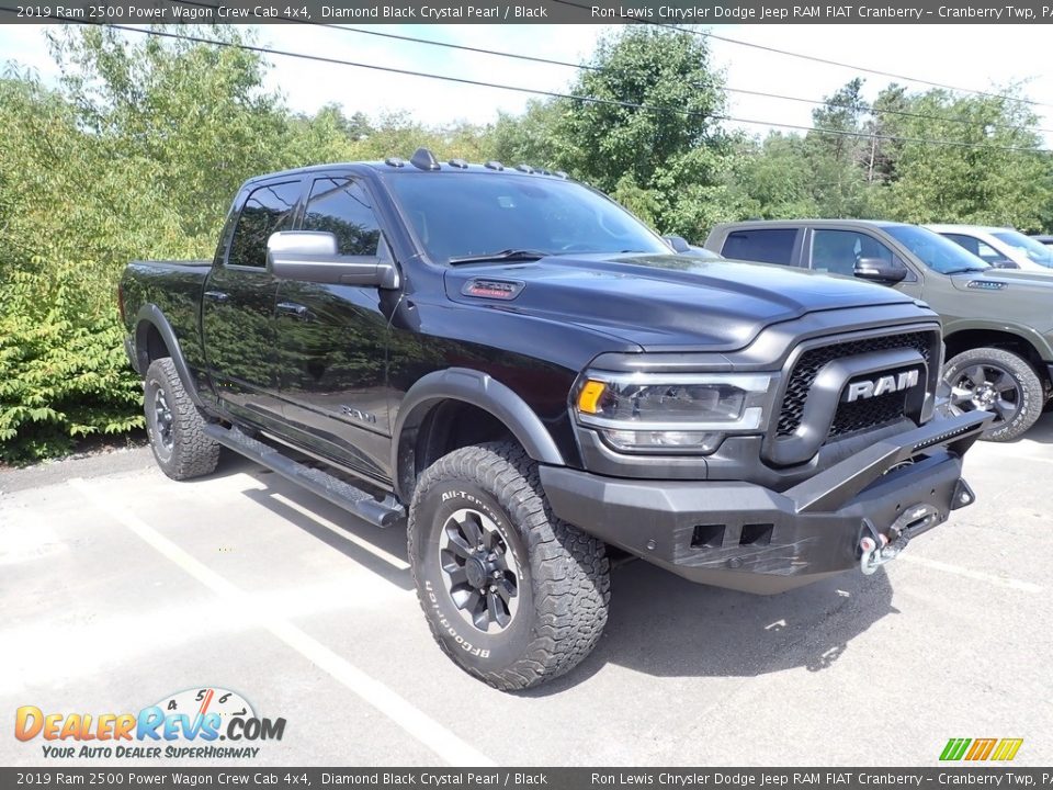 2019 Ram 2500 Power Wagon Crew Cab 4x4 Diamond Black Crystal Pearl / Black Photo #3