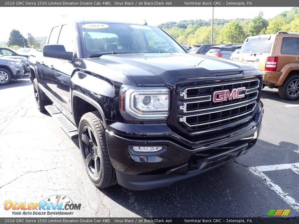 2019 GMC Sierra 1500 Limited Elevation Double Cab 4WD Onyx Black / Jet Black/Dark Ash Photo #10