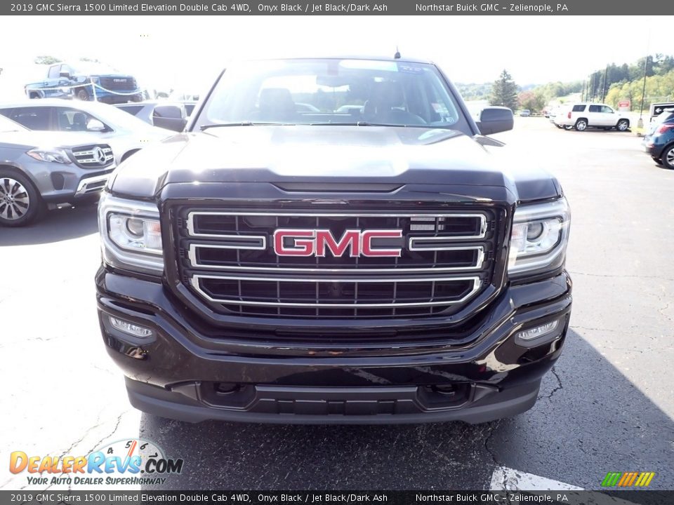 2019 GMC Sierra 1500 Limited Elevation Double Cab 4WD Onyx Black / Jet Black/Dark Ash Photo #11