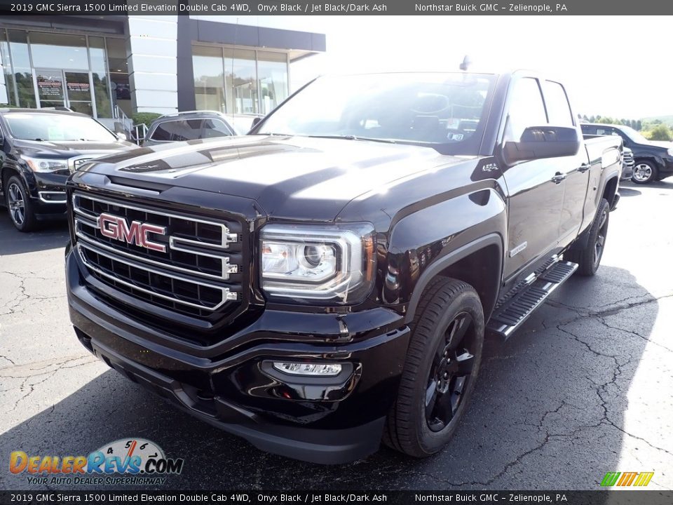 2019 GMC Sierra 1500 Limited Elevation Double Cab 4WD Onyx Black / Jet Black/Dark Ash Photo #12