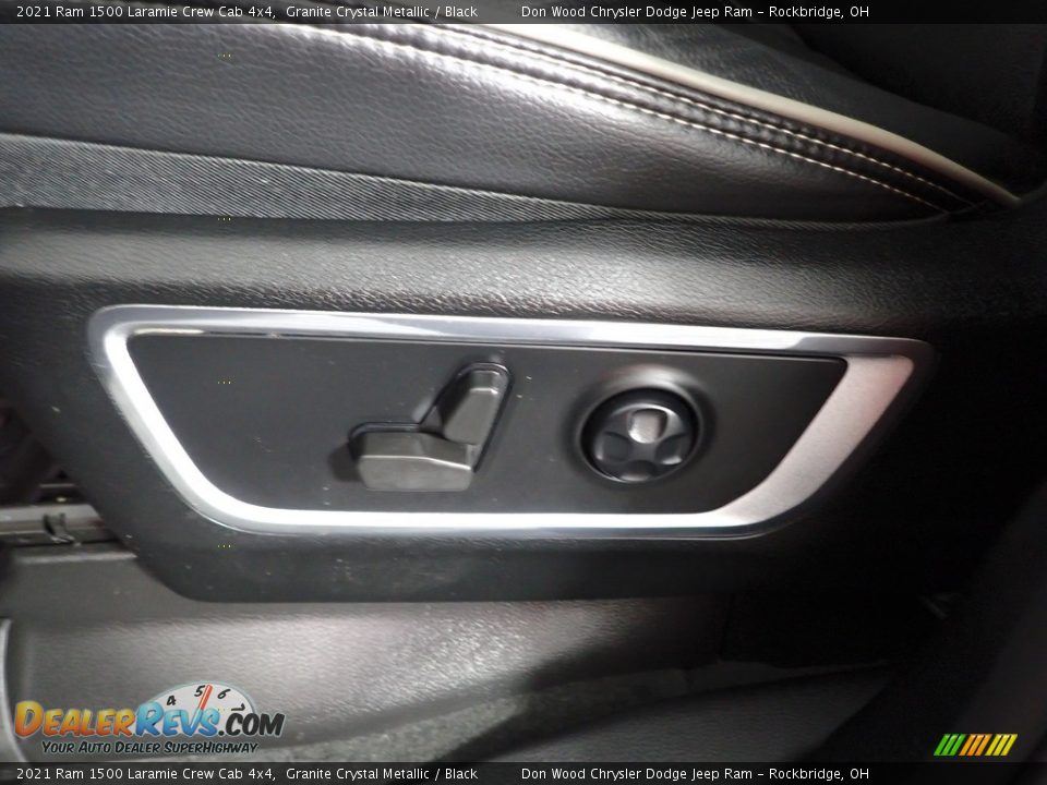 2021 Ram 1500 Laramie Crew Cab 4x4 Granite Crystal Metallic / Black Photo #13