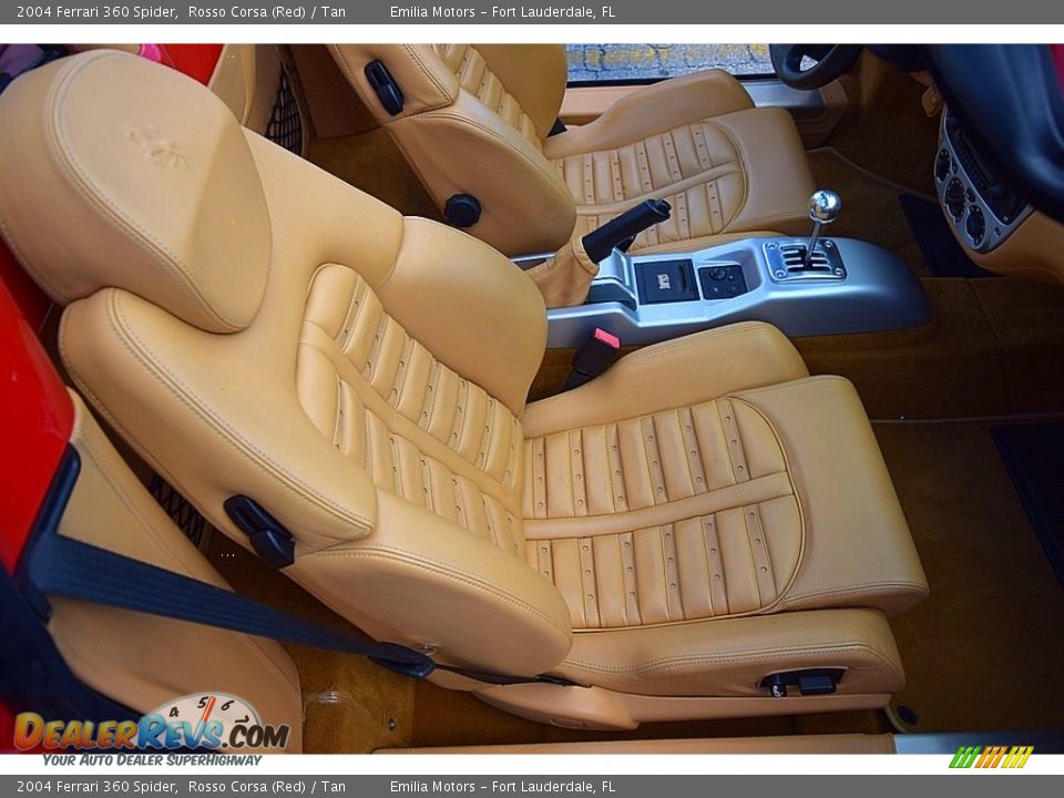 Front Seat of 2004 Ferrari 360 Spider Photo #49