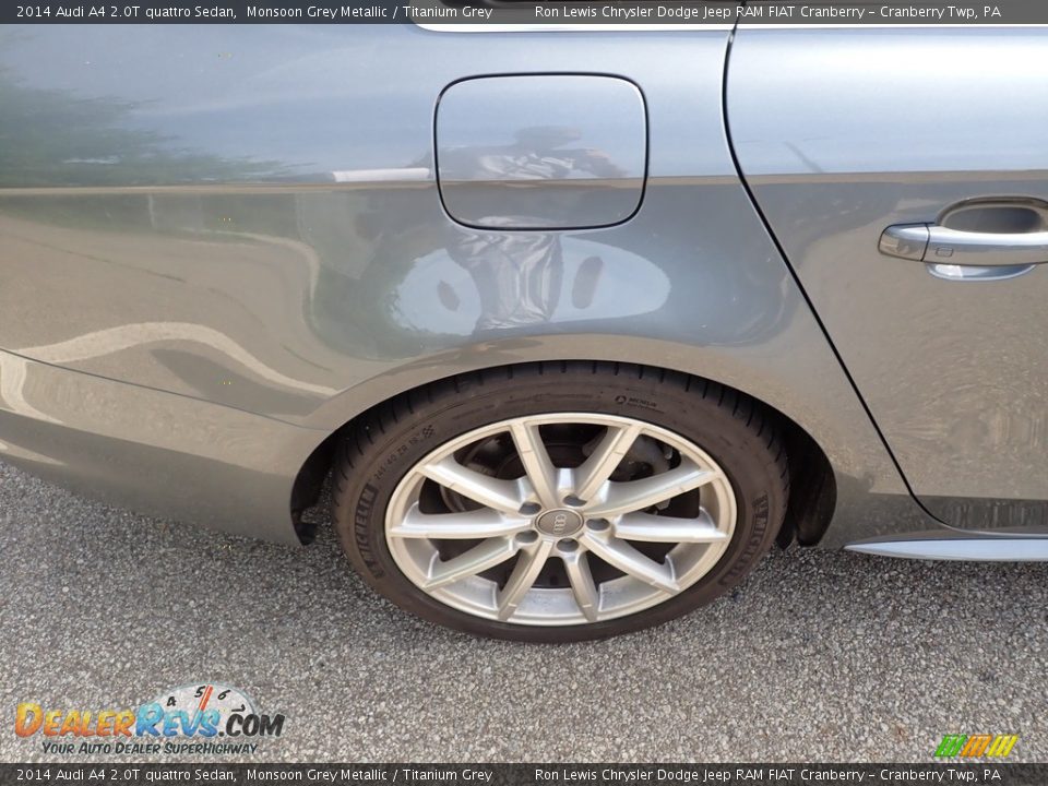 2014 Audi A4 2.0T quattro Sedan Monsoon Grey Metallic / Titanium Grey Photo #5