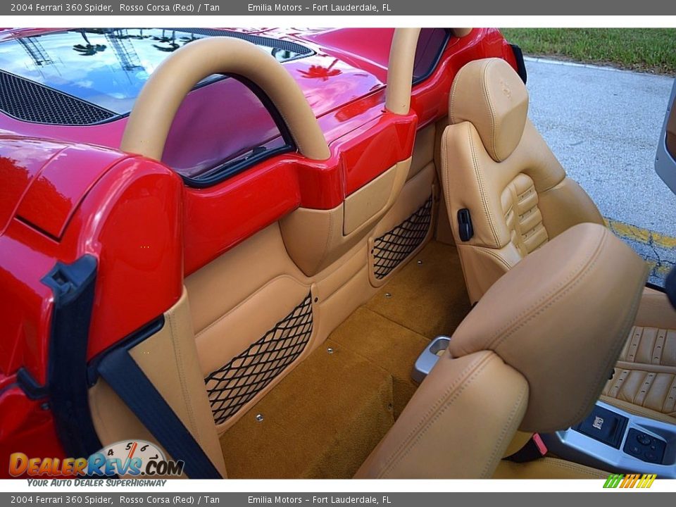 2004 Ferrari 360 Spider Rosso Corsa (Red) / Tan Photo #50