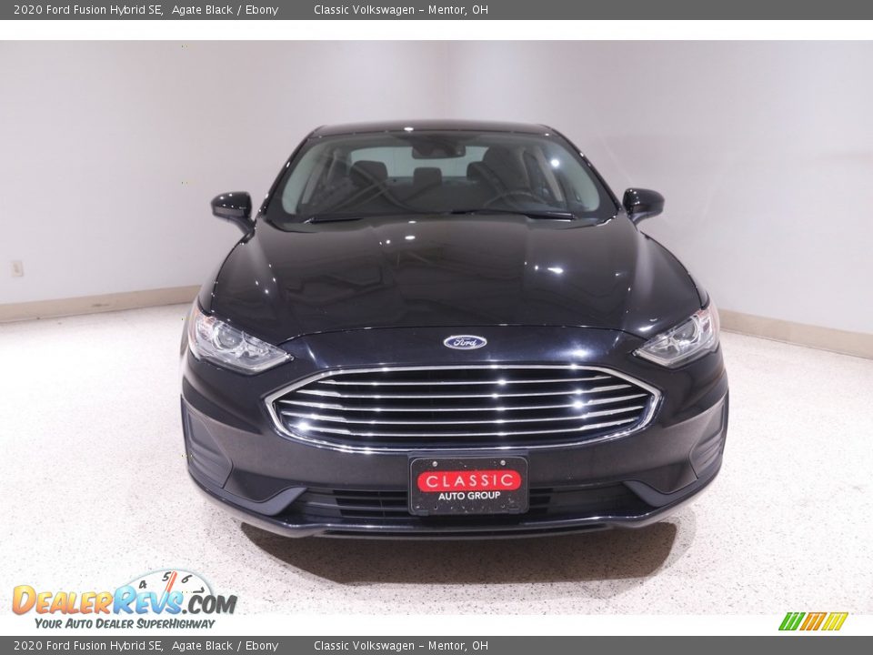 2020 Ford Fusion Hybrid SE Agate Black / Ebony Photo #2