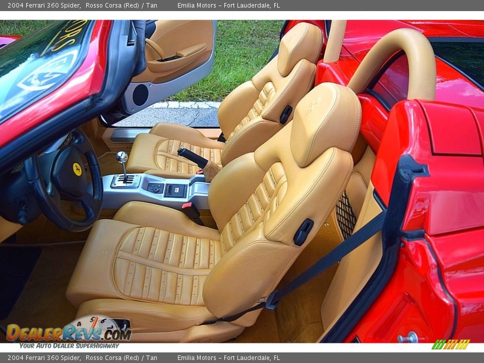 Front Seat of 2004 Ferrari 360 Spider Photo #53