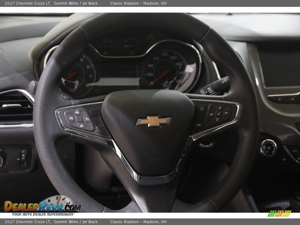 2017 Chevrolet Cruze LT Summit White / Jet Black Photo #7