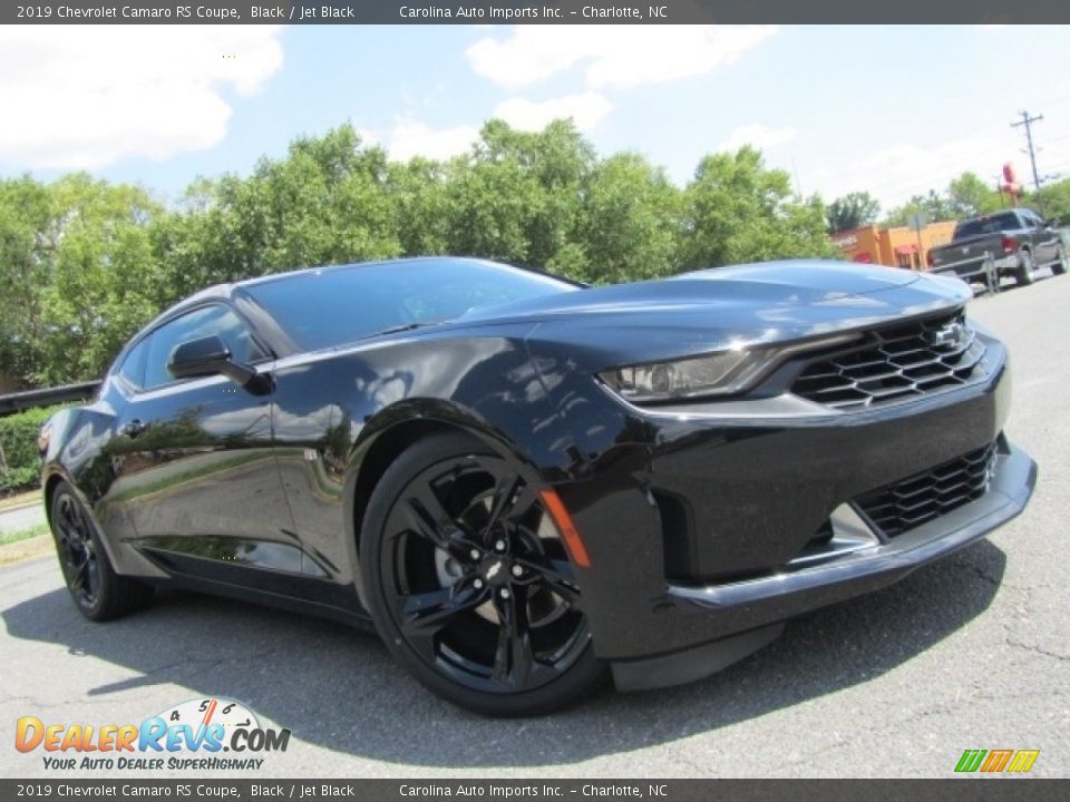 2019 Chevrolet Camaro RS Coupe Black / Jet Black Photo #1