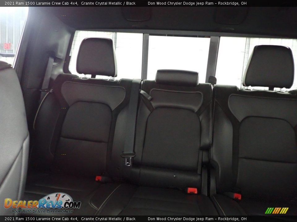 2021 Ram 1500 Laramie Crew Cab 4x4 Granite Crystal Metallic / Black Photo #23