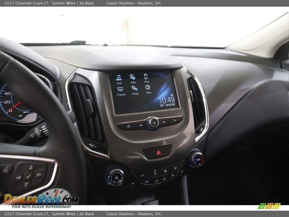 2017 Chevrolet Cruze LT Summit White / Jet Black Photo #9