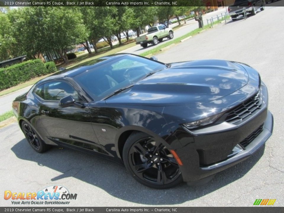 2019 Chevrolet Camaro RS Coupe Black / Jet Black Photo #3