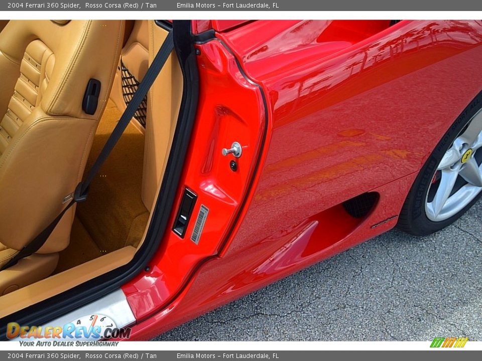 2004 Ferrari 360 Spider Rosso Corsa (Red) / Tan Photo #59